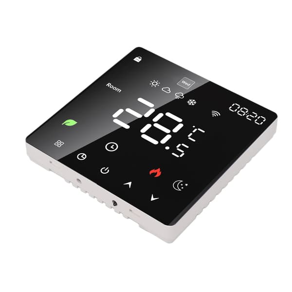 16A Smart Termostat LCD Farve Touchscreen PC Programmerbar Elektrisk Varmetermostat til Hjem Hotel Kontor AC 90 til 240V