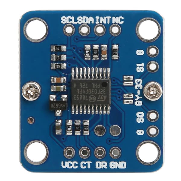 TCS34725 Farvesensormodul, justerbar LED, I2C-interface til Arduino DIY