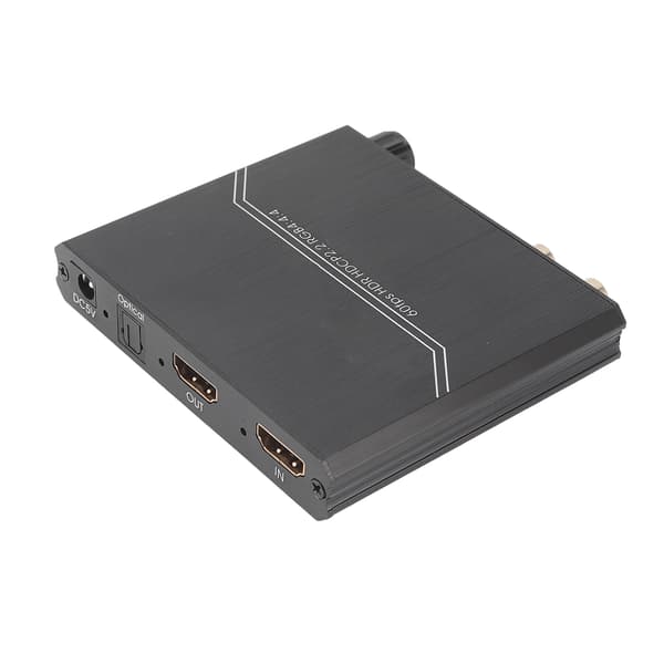 HD Multimedia Interface Extractor 4K 60Hz HD Multimedia Interface Splitter med volymkontroll för PS5 DVD-spelare