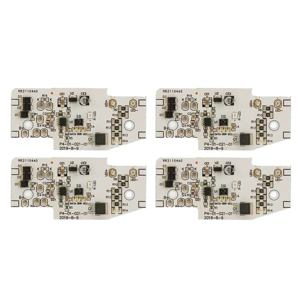 4 STK Solar LED Lys Controller Board til 3.2V 3.7V 6.4V 7.4V 11.1V 12.8V Batterimodul