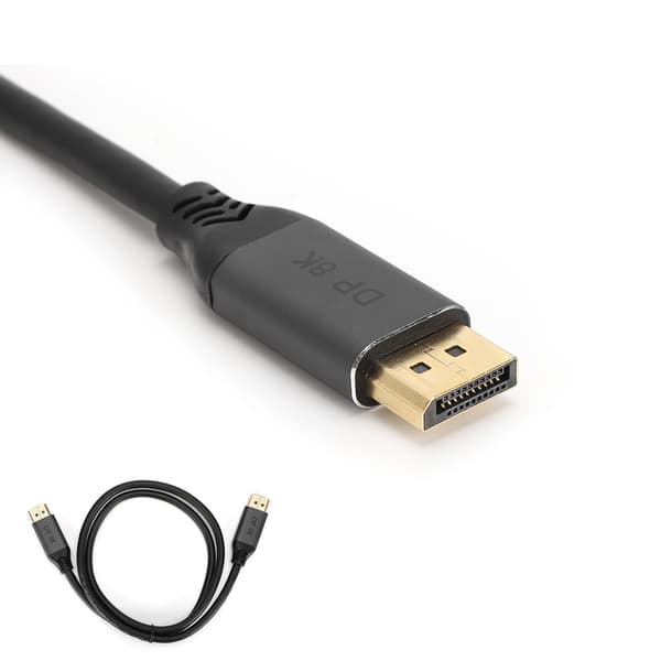 DisplayPort til DisplayPort-kabel 1.4 8K 240Hz lydvideokabel 1M til pc-tv