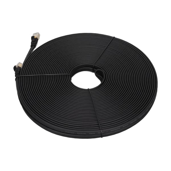 Cat8 Ethernet-kabel 40 Gbps transmissionshastighed 2000 Mhz højhastigheds internetkabel til pc-router til PS5 til PS3 30m