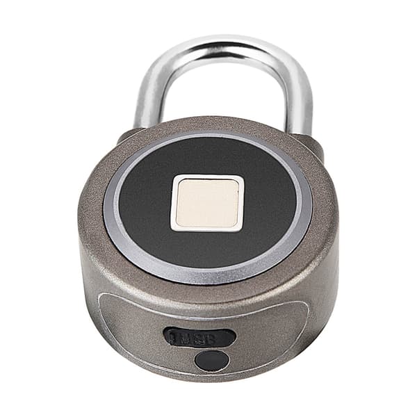 Fingeravtryck Smart Nyckellöst Vattentätt Bluetooth-lås APP-kontroll Säkerhet Stöldskydd Hänglås