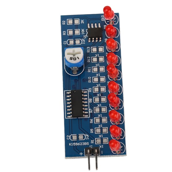 Vandstrømmende LED-lyssæt NE555 CD4017 DIY elektronisk modul driverkort