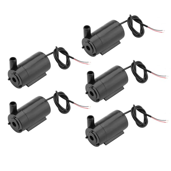 5 st/set DC 3V -5V Mini vattenpump dränkbar för akvarium fontän akvarium