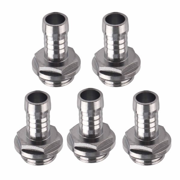 6 STK PC Vandkøling TwoTouch Fitting G1/4 Gevind Barb Stik til Rør 9.2mm