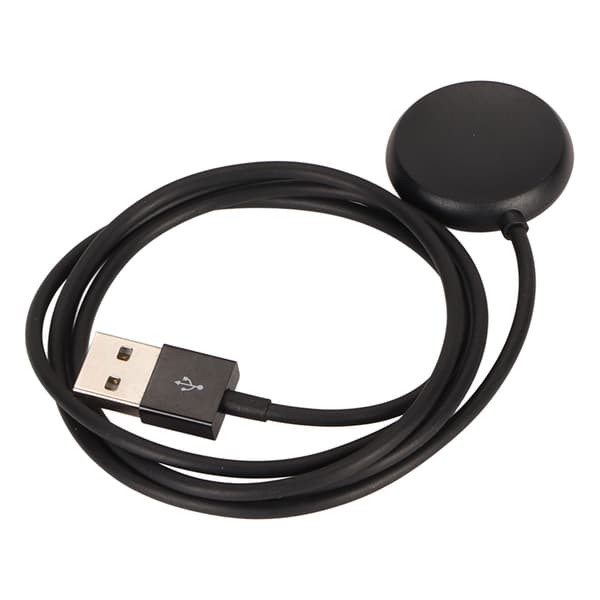 Ur-oplader til Google Pixel Bærbar USB Magnetisk Trådløs Ur-opladerkabel til Hjemmerejse Kontor Sort