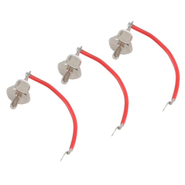 3 stk. ZX70 12 Diode Rustforebyggelse Stabil Ydeevne 70A Diode med Ledning til Motorstyring Positiv Rød Ledning