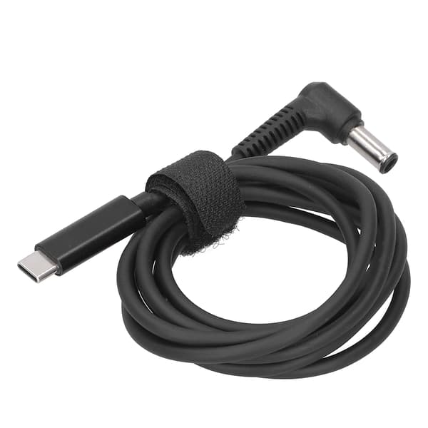 Laddningskabel TypC-gränssnitt Datorströmadapterkabel DC6.0 x 1.4MM Hane Armbåge
