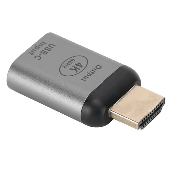 Aluminiumslegeringsskal TypeC hun til HDMI han adapterstik til Windows Android OS X
