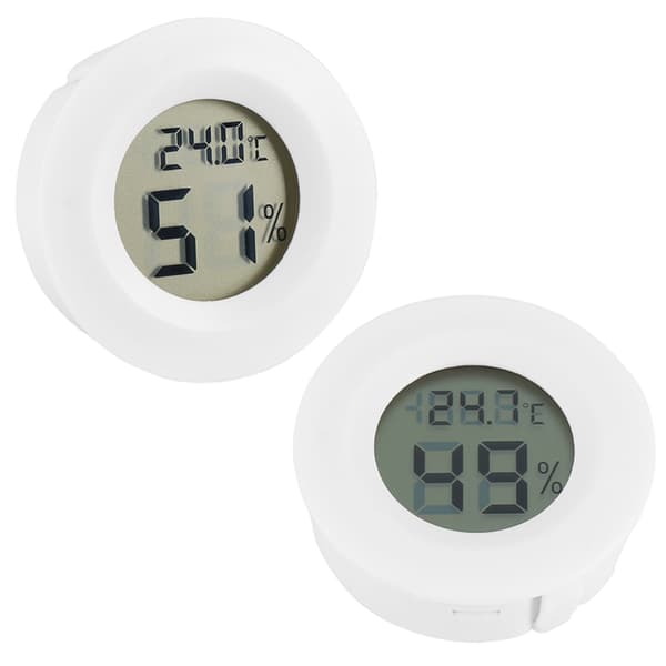 Digital LCD krybdyrtermometer og hygrometer, kæledyrstemperatur- og fugtighedsmåler