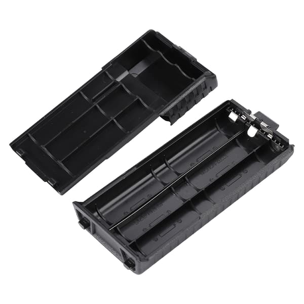 Bærbart batterietui i sort plast til BAOFENG UV 5R, UV 5RB, UV 5RE, UV 5Re