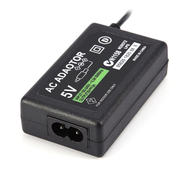 Vægoplader AC-adapter strømforsyningskabel til PSP 1000/2000/3000 EU-stik