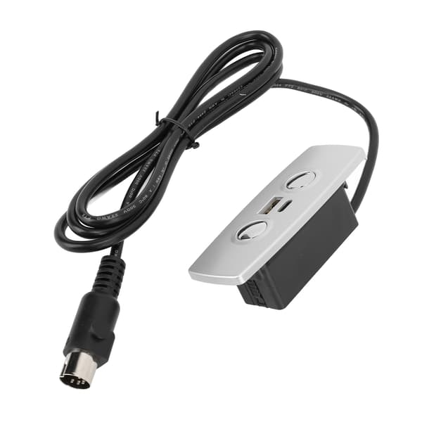 Byte av reclinerkontroll 2 knappar 5 stift USB Typ C Ström Elektrisk Lyftstol Soffa Handkontrollbrytare