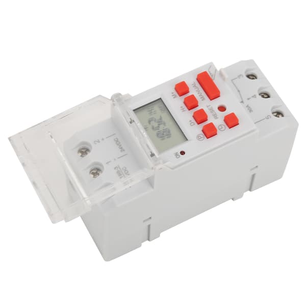 DC 24V 30A Veckovis 12/24 timmars timerbrytare LCD På Av Kontroll Programmerbart Tidsrelä
