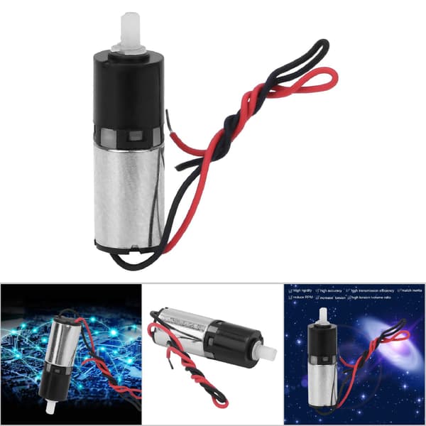 6 mm Precision Mini Mikro Planetarisk Reduktionsväxelmotor DC3V Motor Två Steg
