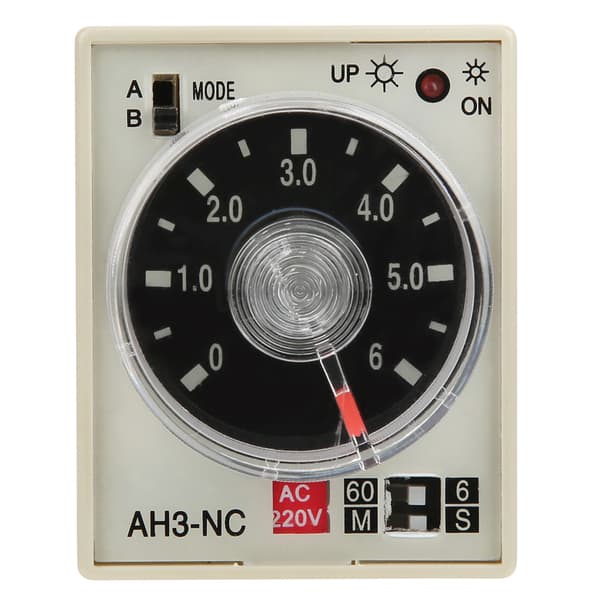 Fördröjningsrelä Mini Multi Range Justerbar a B Läge AH3 NC AC220V 50/60Hz