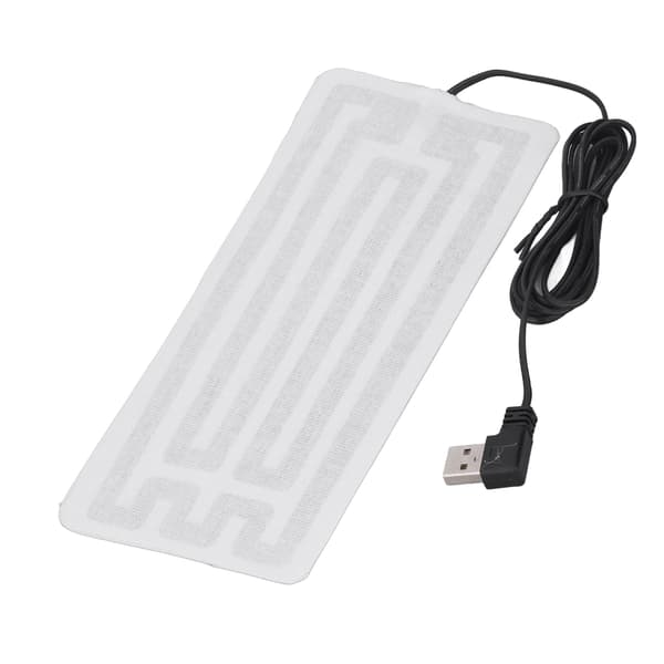 USB Värmefilm 7.5x3.5in Säker Hållbar Kolfiber Maskintvättbar USB Värmedyna för Midja Kropp Vinter