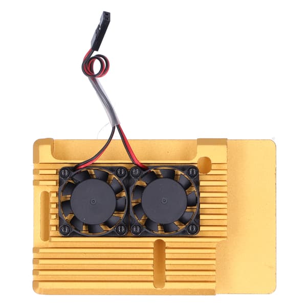 Suojakotelo kotelo kaksoisjäähdytyspuhaltimella Raspberry Pi 3 Model B B+ -mallille