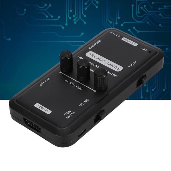 Bärbar HDMI Video Bild Scan Line Generator för ARKADSPEL