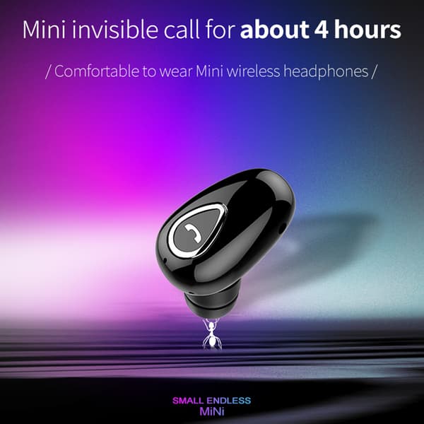 Trådløse Bluetooth 4.1 ørepropper Usynlige In-Ear Stereo Høretelefoner