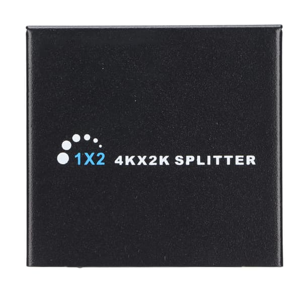 HD Multimedia Interface Splitter 1 in 2 ut HD Multimedia Interface Extender för bildskärmar LCD-TV-apparater Datorer 100‑240VEU-kontakt