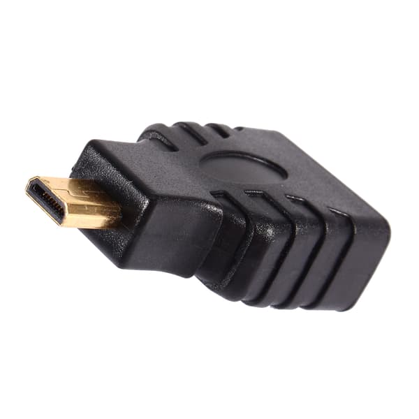 Micro HDMI til HDMI Audio Video Konverter Scaler Adapter til HDTV DVD Smartphone