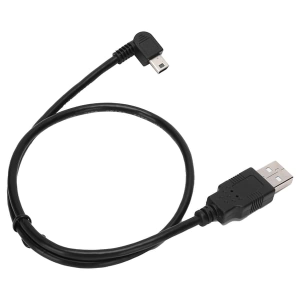 USBA til Mini USBB Kabel Han til Han Albue Venstre Vinkel Strømforsyning Opladerkabel til PC