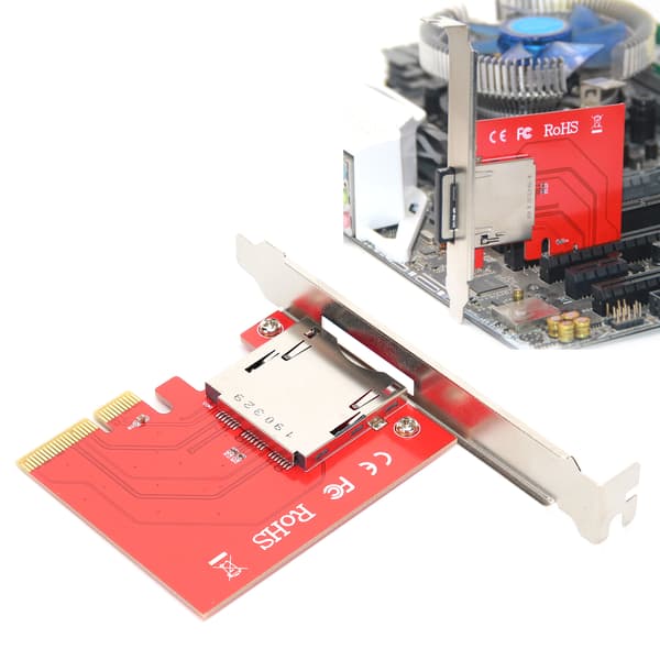 PCIE-adapter CF-kortläsare omvandlarmodul CF201 för Windows OS X LINUX