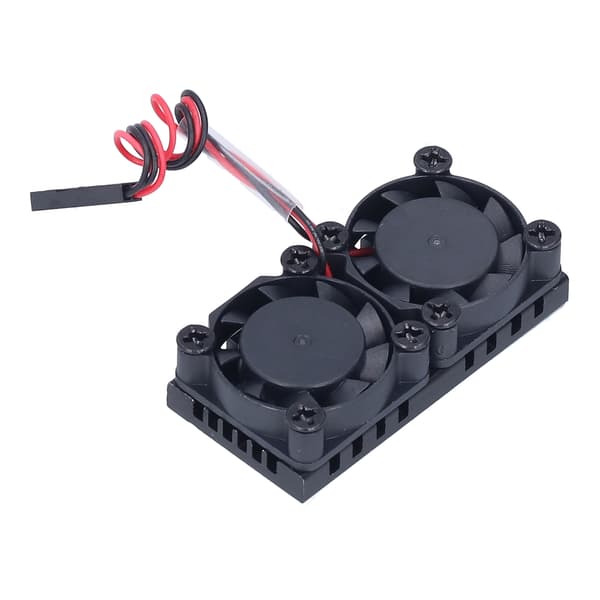Køleventilatorer til Raspberry Pi køleplade køleradiator ABS lav støj til 3B 3B+ 4 4B
