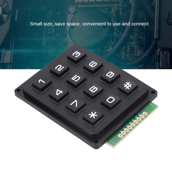 Tangentbordsmoduler med 12 tangenter 3x4 tryckknappar Externt tangentbord för MCU
