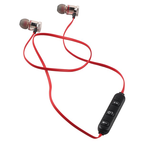 Magnet Trådløs Bluetooth Sportsøretelefon Headset Hovedtelefon til iPhone Android Guld