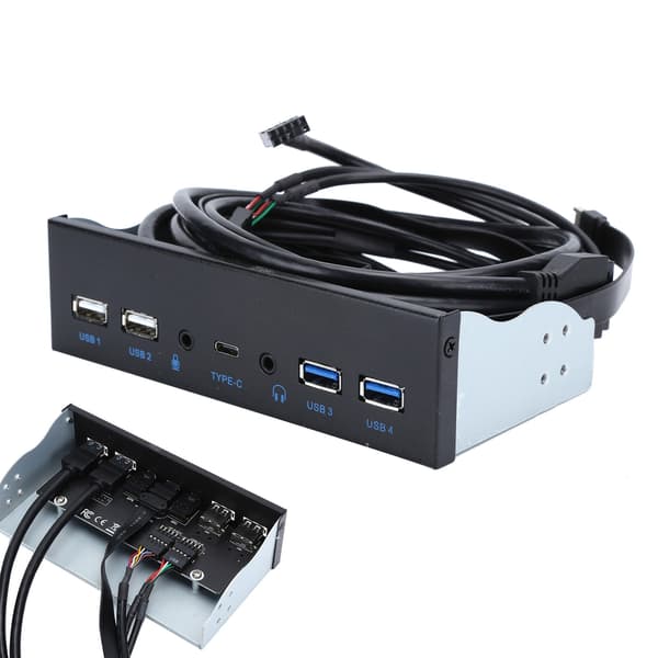 2 porte USB 3.0 + 2 porte USB 2.0 High Definition Audio Interface til computer