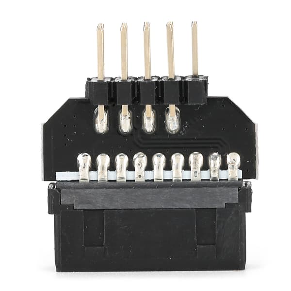 Frontpanelkontakt Moderkortsadapter Plastskal USB3.0 19-stift till USB2.0 9-stift (PH23B)