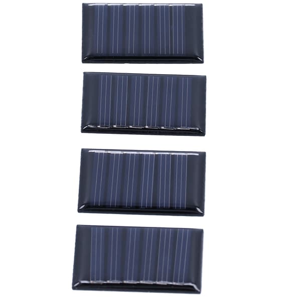 4 st 0,15W 3V solpanel polykisel DIY solcellsladdningsmodul tillbehör 40x30mm