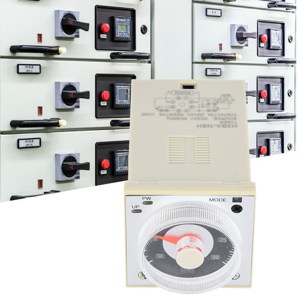 Multifunktionellt 8-stifts tidsrelä Hög precision 1,2s-300h 220VAC/24VDC/AC24V