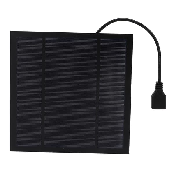 5W Mini Solpanel Driven USB Kylande Järnfläkt Power Bank Fläkt för Hemmakontor Utomhus