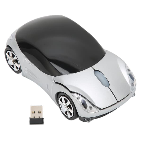 2,4 GHz trådlös bilmus smart anslutning 3D sportbilsdesign spelmus för Windows 98 för Win 7 för Linux