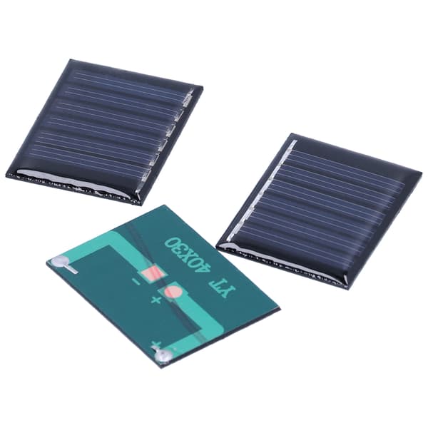 4 st 0,15W 3V solpanel polykisel DIY solcellsladdningsmodul tillbehör 40x30mm