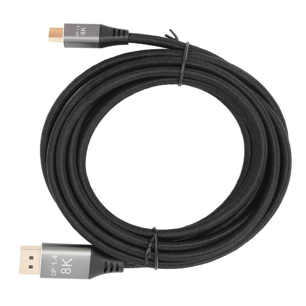 B0305-3 mini dp–DP-kaapeli 1.4-versio 8K teräväpiirtokaapelisovitin 3 metriä