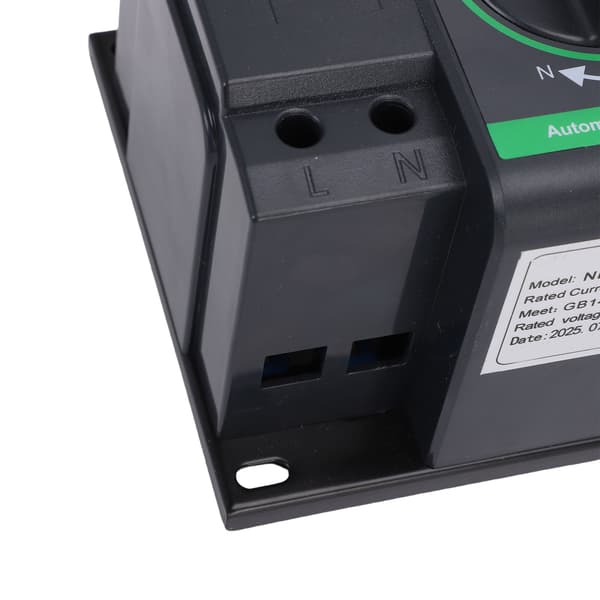 125A 2-polig dubbelström ATS 2-i-1 omkopplare Auto/Manuell PC-isolator