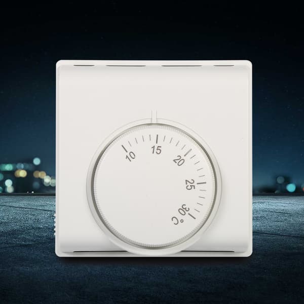 220V Central AC Mekanisk Termostatbrytare Rumstemperaturregulator