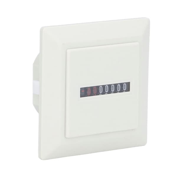 BERM Timetæller Mekanisk Måler Industriel Timer 72x72mm Hvid 220VAC