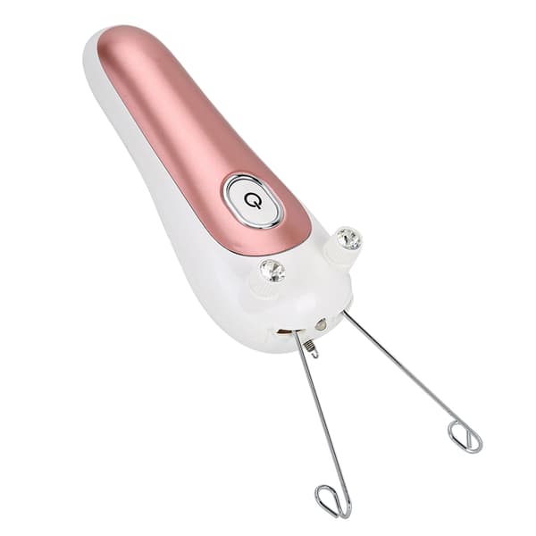 Elektrisk tråd-epilator Fysisk trådfjerner til ansigt, arm, ben - Pink