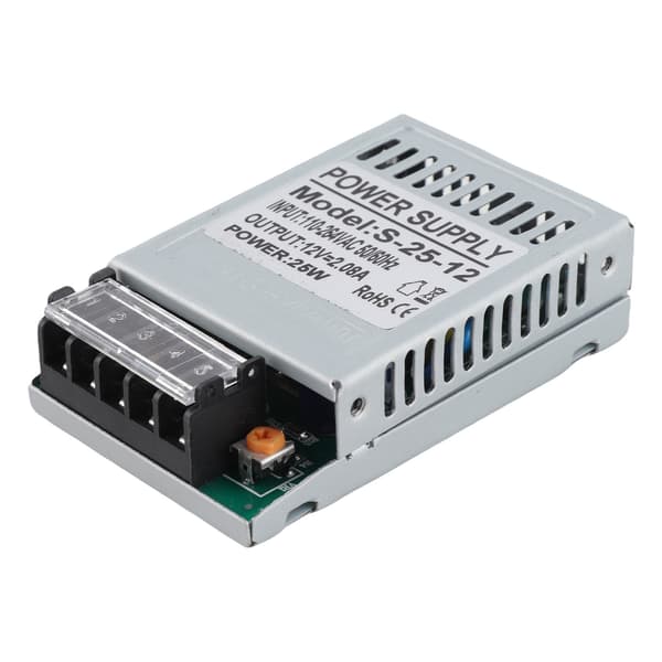 12V 25W 2.08A LED Driver Transformer til lyskasse, stripelys, CCTV-kamera