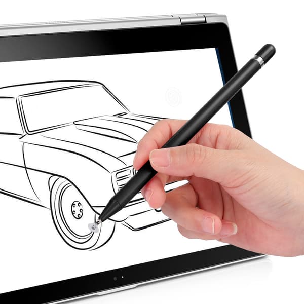 Skærm Touch Pen Tablet Stylus Tegning Kapacitiv Blyant Universal til Android/iOS Smartphone Tablet Sort
