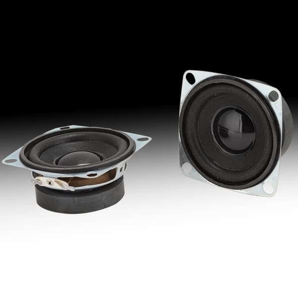 2 STK 2 tommer 4Ω 3W Højfølsom Kraftfuld Bas Fuld Frekvens Bluetooth Højttaler