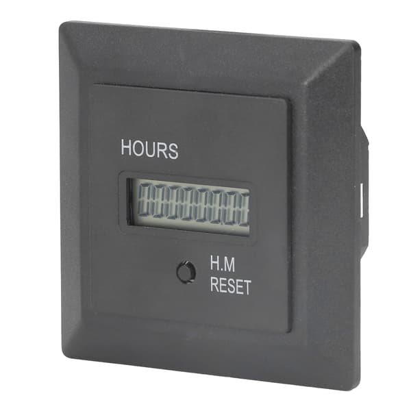 Digital timetæller 0-999999H 59M AC100-240V Industriel Målerdisplay