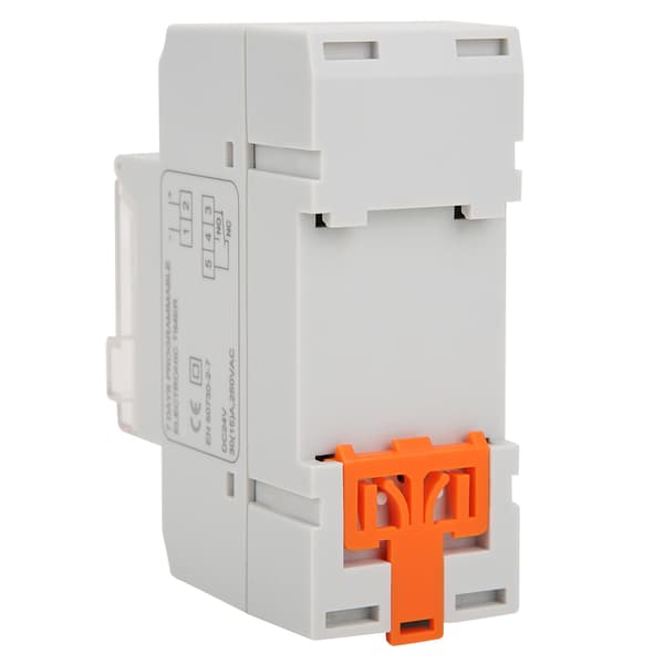 DC 24V 30A Ugentlig 12/24 timer Timerkontakt LCD Tænd/Sluk Kontrol Programmerbart Tidsrelæ