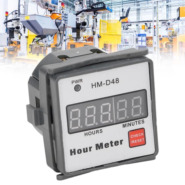 Timräknare Digital Display 0‑999.99h Timer Timräknare AC 220V för Motorutrustning